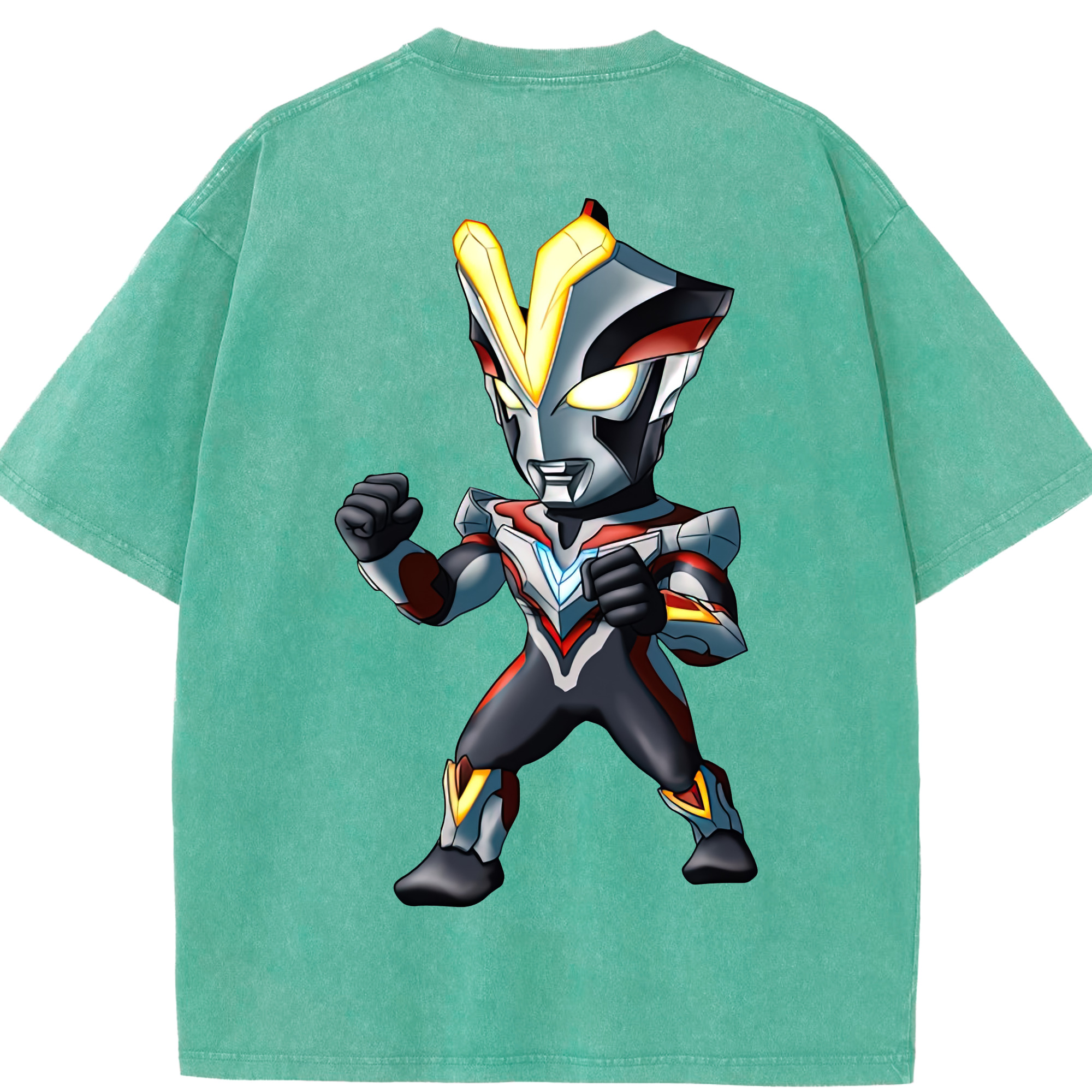 （画像用） ウルトラマン Ultraman 綿100% ヴィンテージ風 半袖Tシャツ（背面プリント）